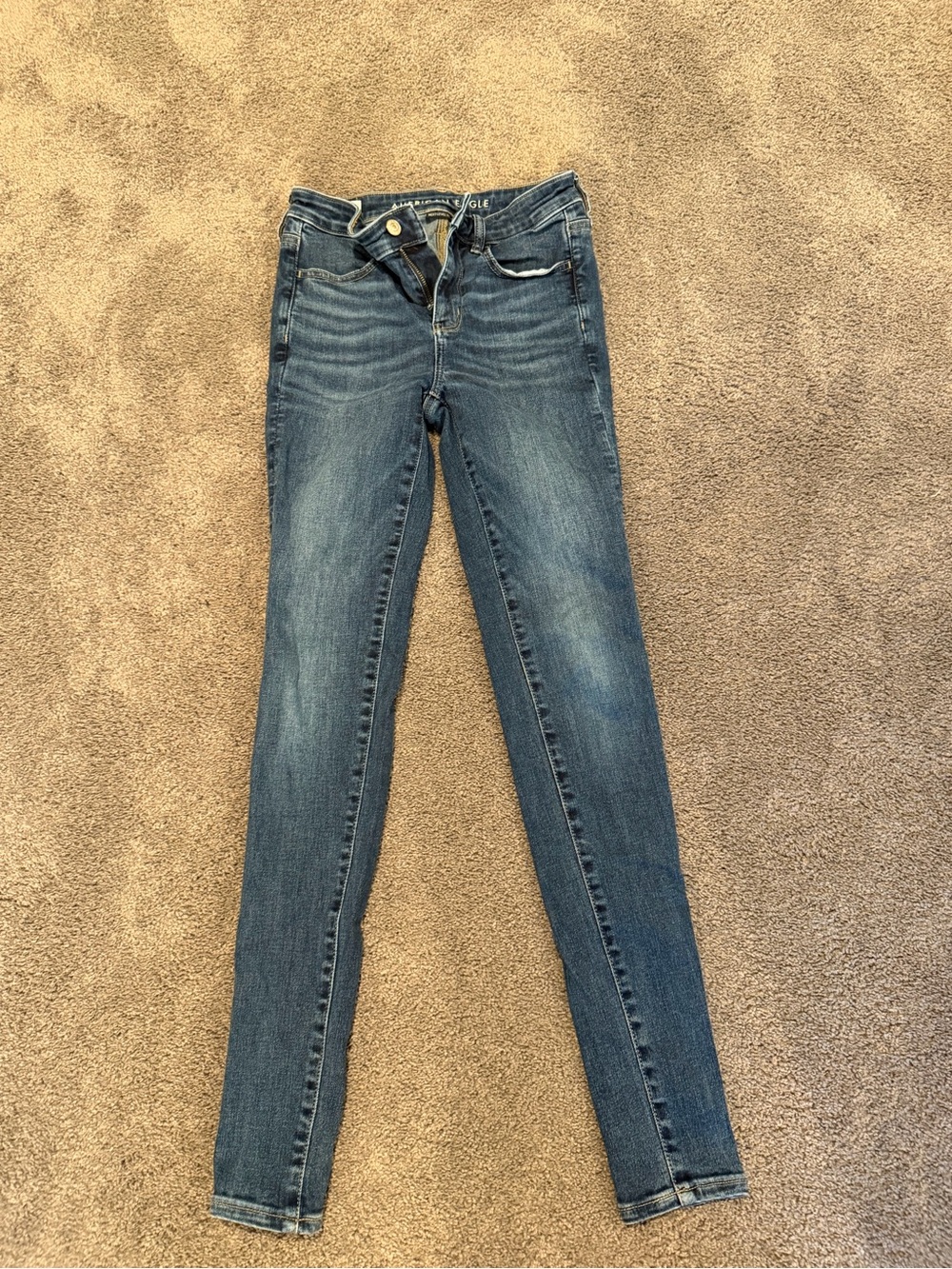 American Eagle Outfitters Women's Medium Blue Skinny Jeans